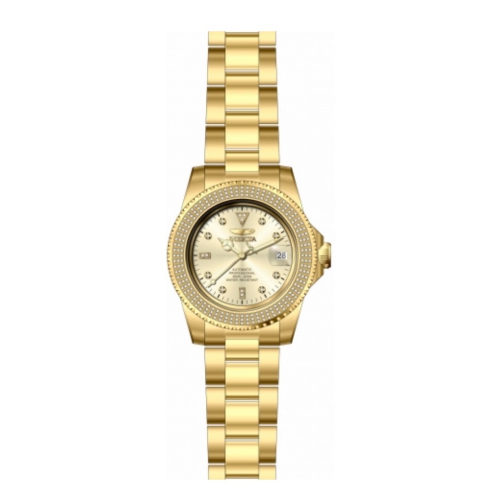 Invicta Men's Pro Diver 1.02 Carat Diamond Watch - 40mm, Gold (38259) - Picture 8 of 8